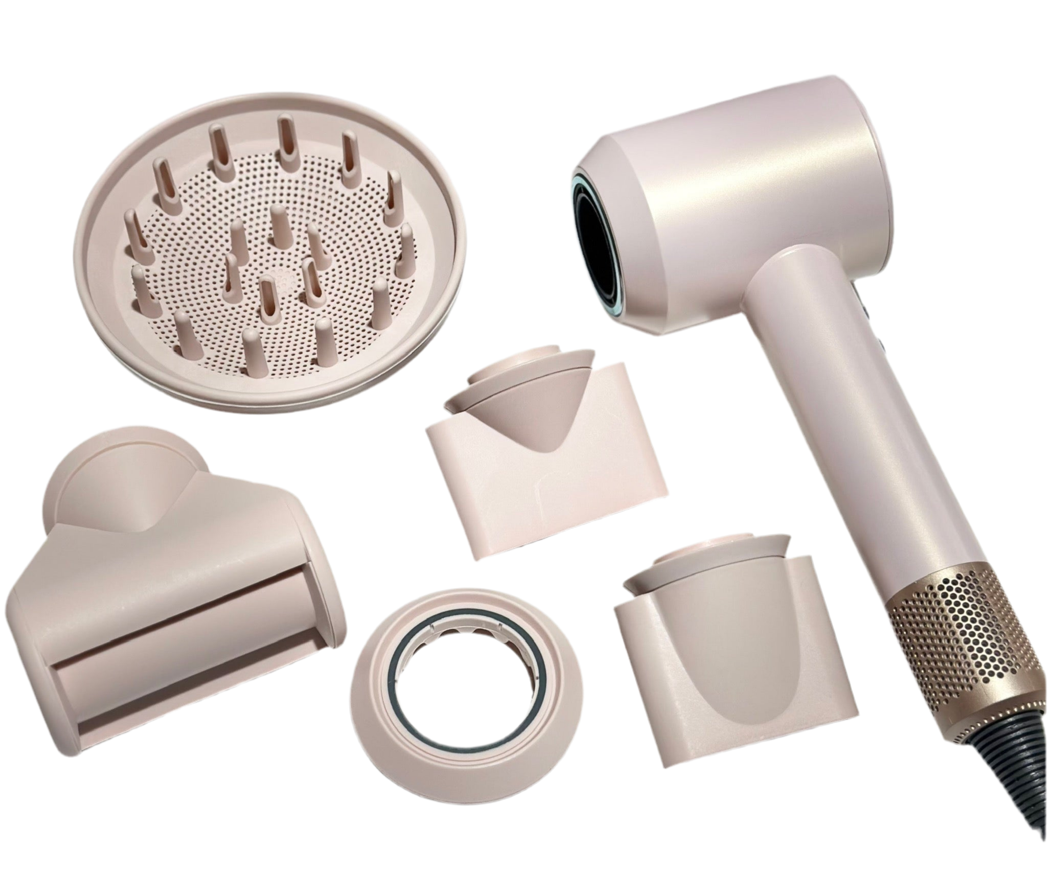 Powerful Digital Hair Dryer - Pink - AtsiHairSupplies