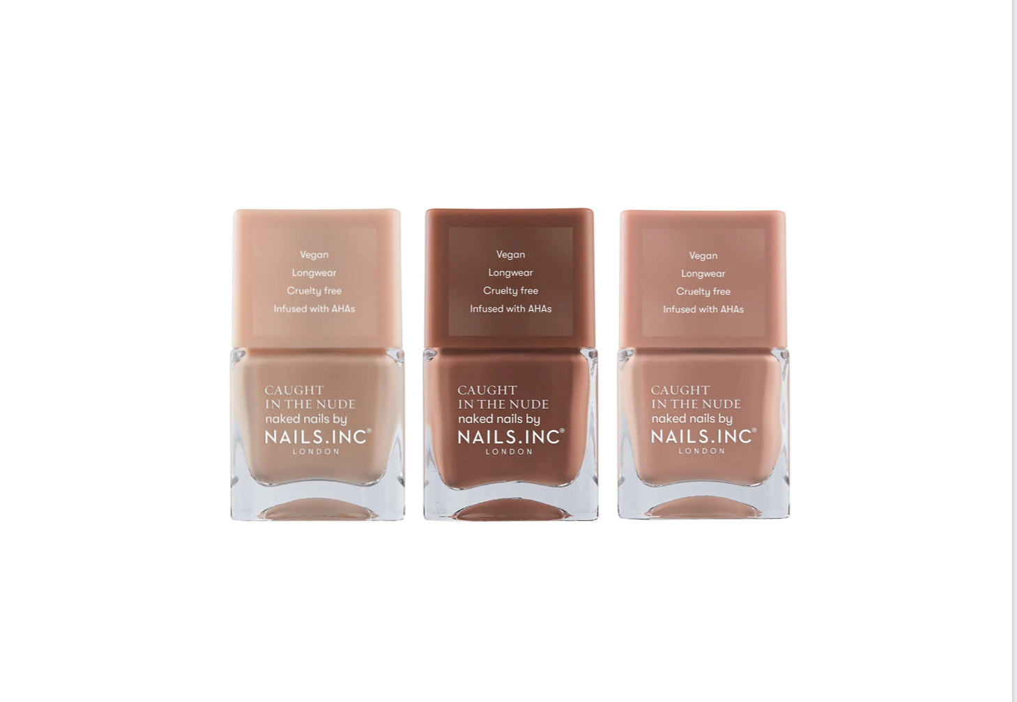 NAILS.INC LONDON Beach Nude Trio 3x14ml - AtsiHairSupplies