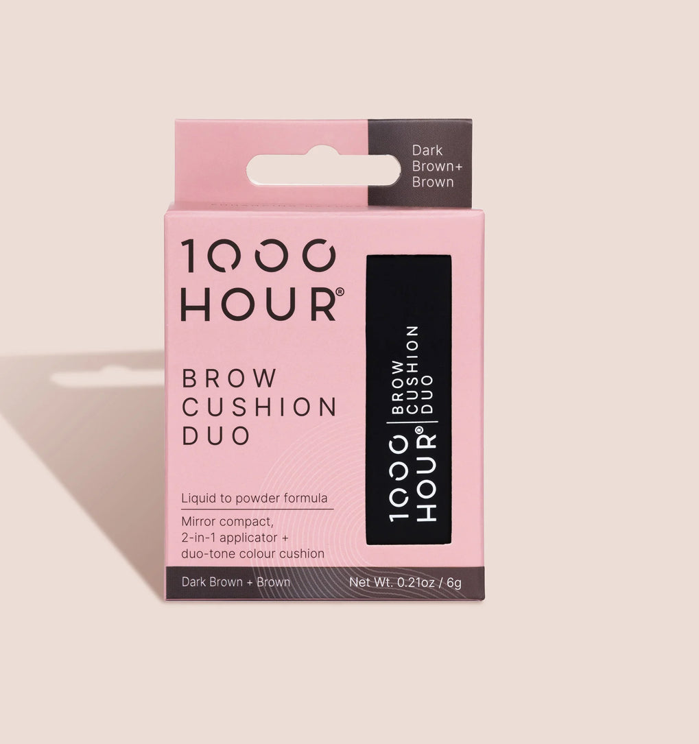 1000 Hour Brow Cushion Duo DARK BROWN / BROWN - AtsiHairSupplies