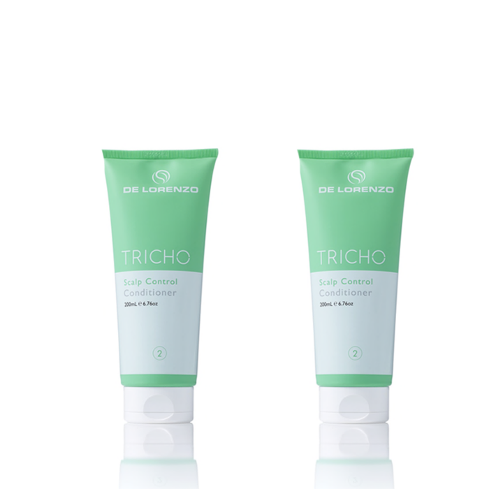 De Lorenzo Tricho Scalp Control Conditioner 2x200ml Bundle - AtsiHairSupplies