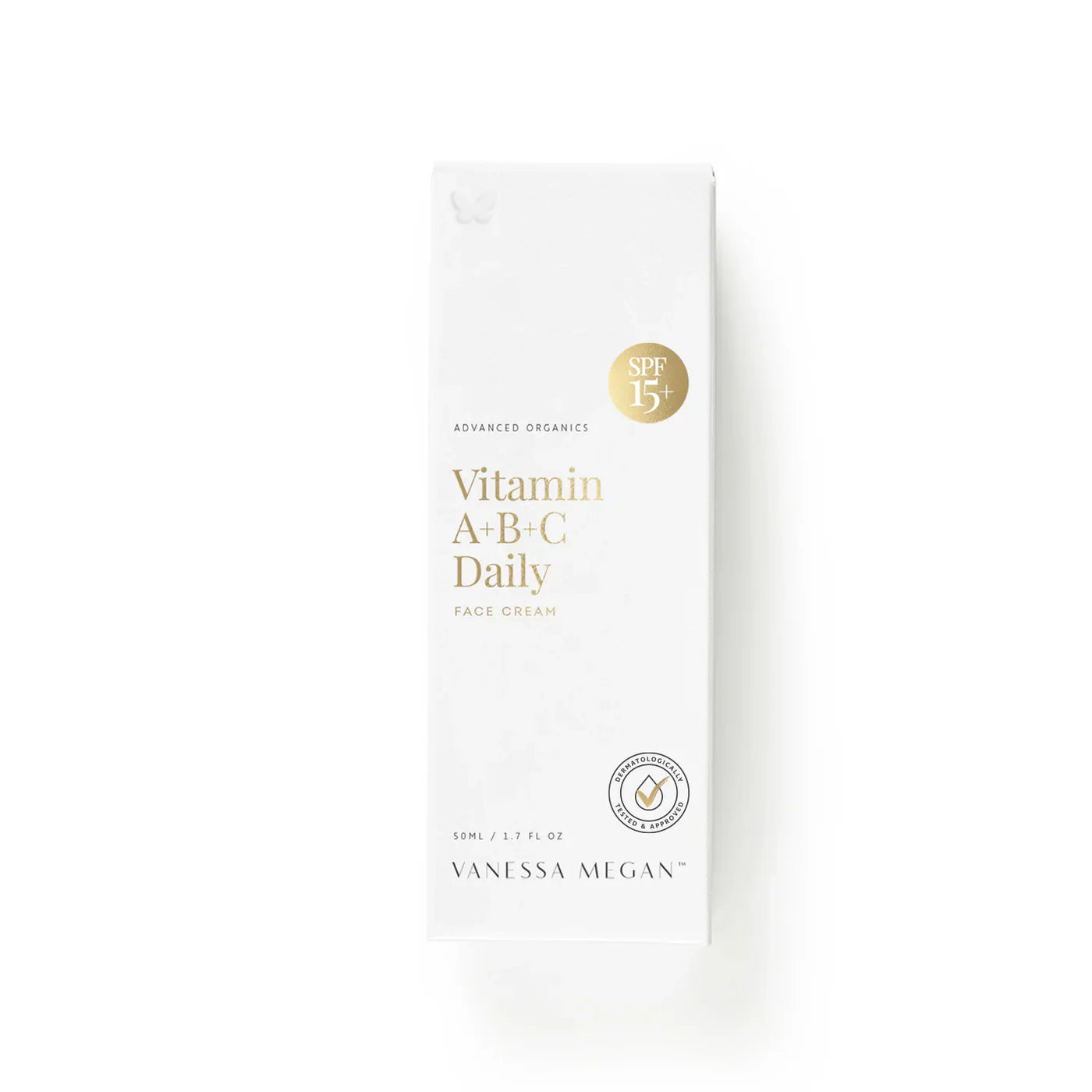 VANESSA MEGAN VITAMIN A+B+C SPF15+ DAILY FACE CREAM 50ML - AtsiHairSupplies