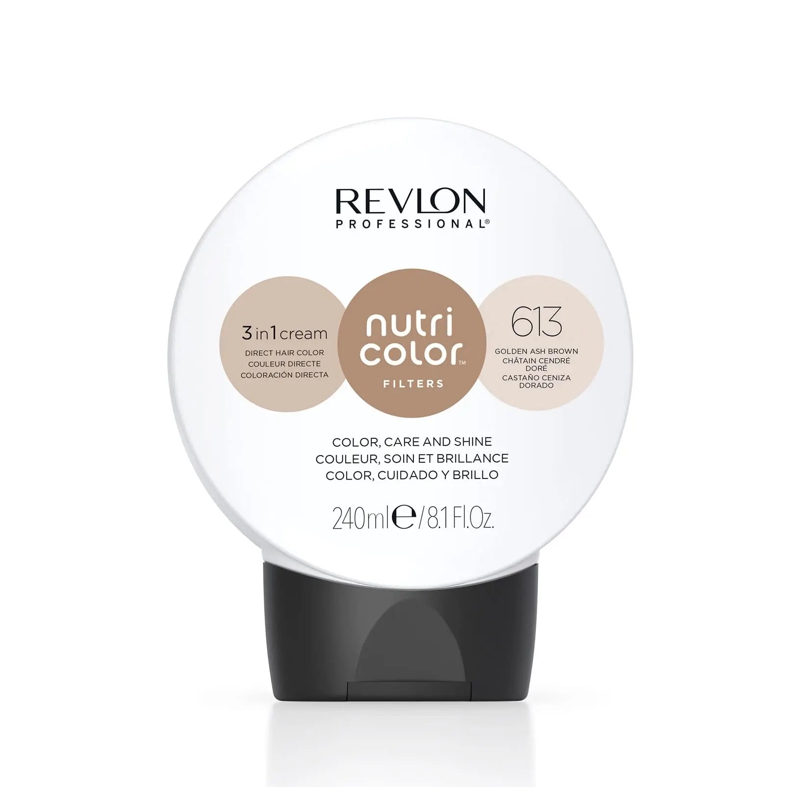 Revlon Professional NUTRI COLOR™ FILTERS FASHION FILTERS Golden Ash Brown 613 - AtsiHairSupplies