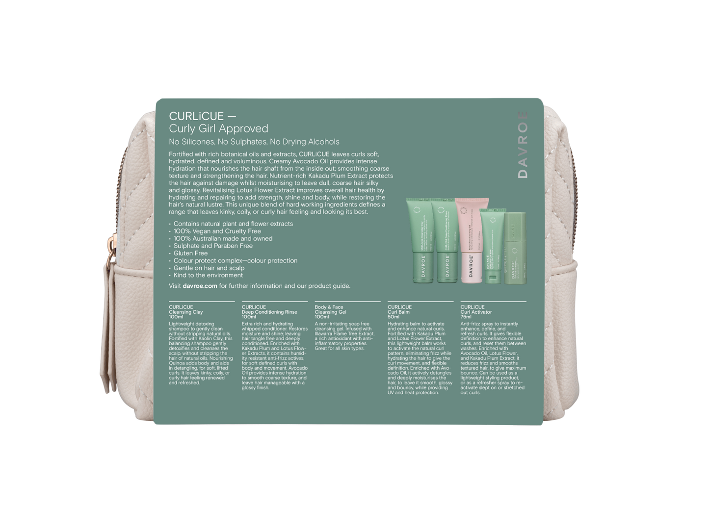 Davroe CURLiCUE Christmas Travel Pack - AtsiHairSupplies