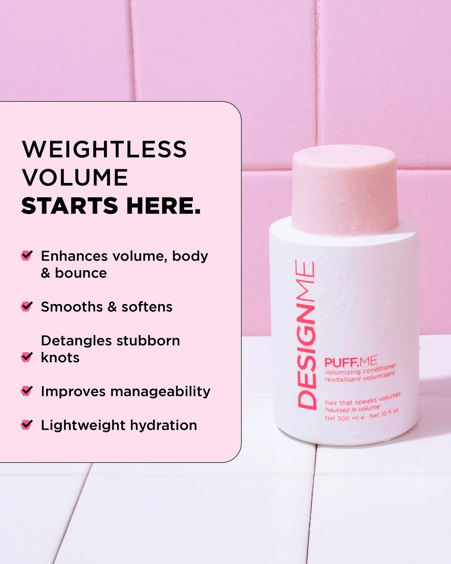 DesignMe PuffMe Volumizing Conditioner 300ml - AtsiHairSupplies