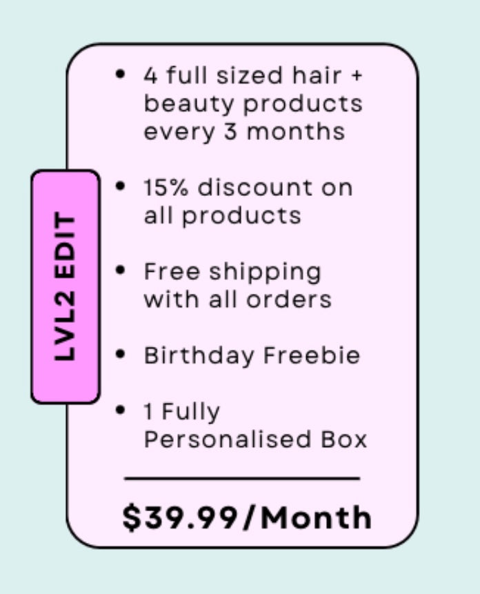 12 MONTH MYSTERY SUBSCRIPTION BOX: LVL2 EDIT