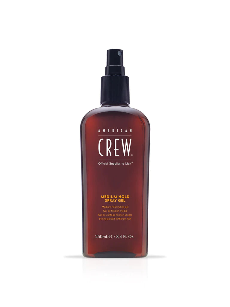 AMERICAN CREW MEDIUM HOLD SPRAY GEL 250ml - AtsiHairSupplies