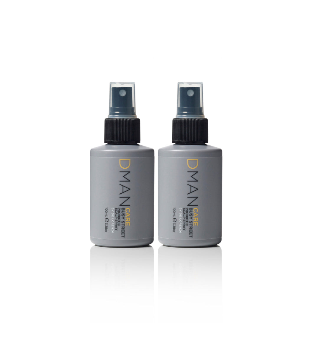 De Lorenzo CARE Busy Street Probiotic Scalp Spray Duo (2x100ml) - AtsiHairSupplies
