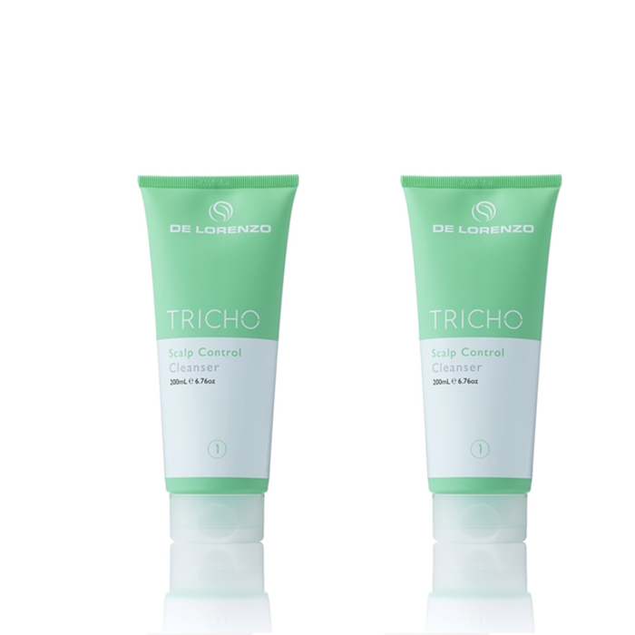 De Lorenzo Tricho Scalp Control Cleanser 2x200ml Bundle - AtsiHairSupplies