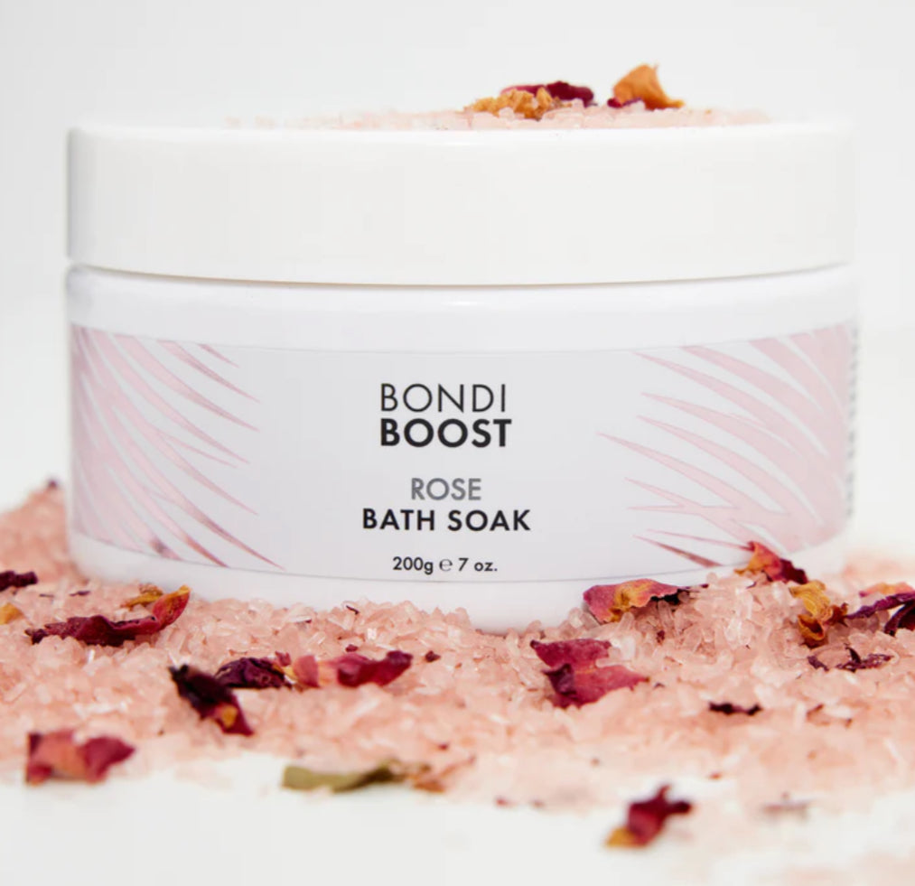 Bondi Boost Rose Bath Soak 200g - AtsiHairSupplies