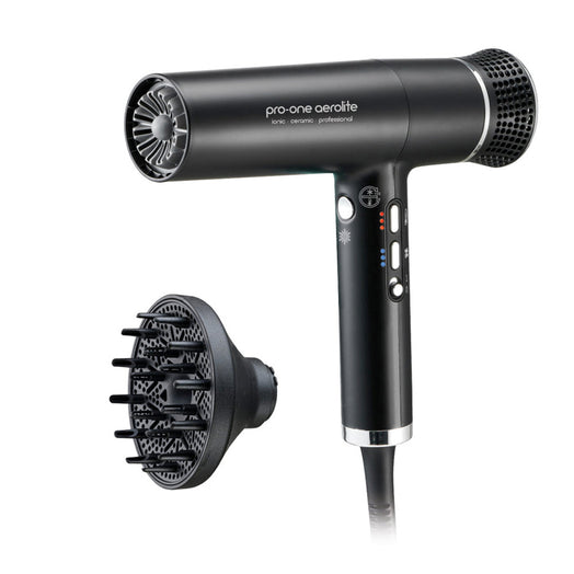 Pro-One Aerolite Hairdryer Black - AtsiHairSupplies