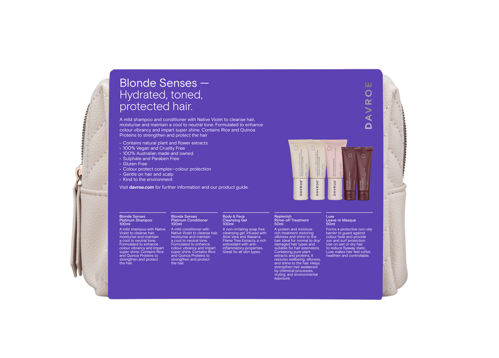 Davroe Blonde Senses Christmas Travel Pack - AtsiHairSupplies
