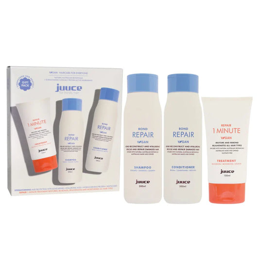 JUUCE BOND REPAIR & 1 MINUTE TREATMENT TRIO PACK - AtsiHairSupplies