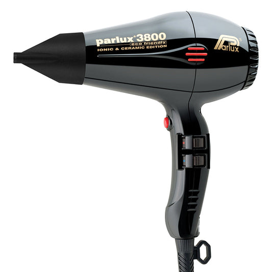 PARLUX 3800 ECO FRIENDLY CERAMIC AND IONIC HAIR DRYER Black