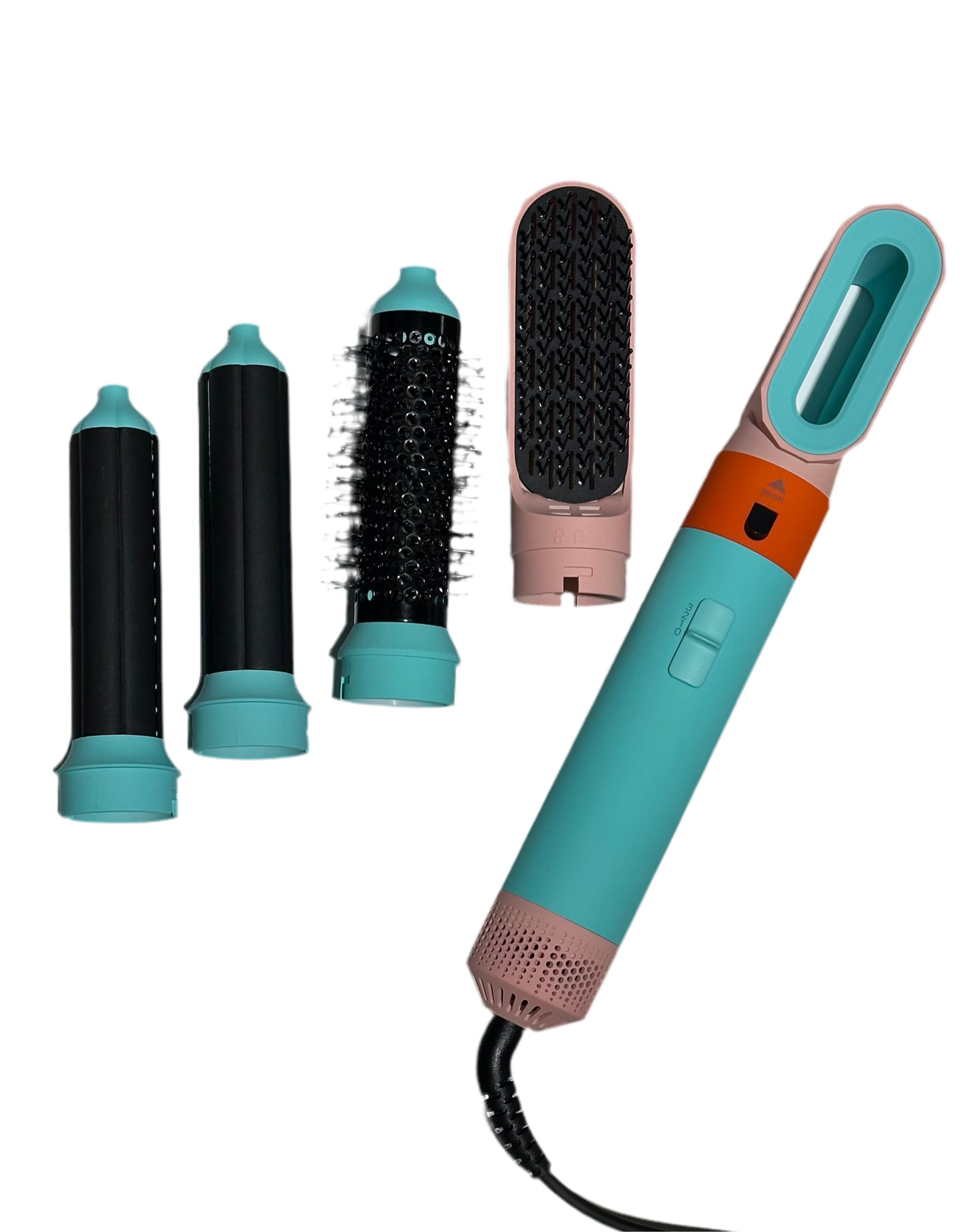 Hair Styler 5 in 1 - Blue/Pink - AtsiHairSupplies