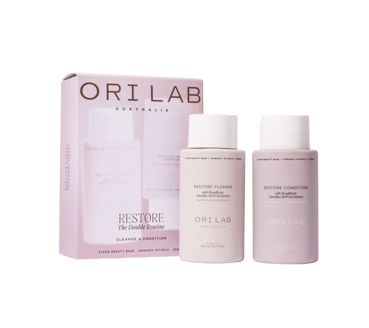 ORI LAB RESTORE The Double Routine Duo 2x300ml - AtsiHairSupplies