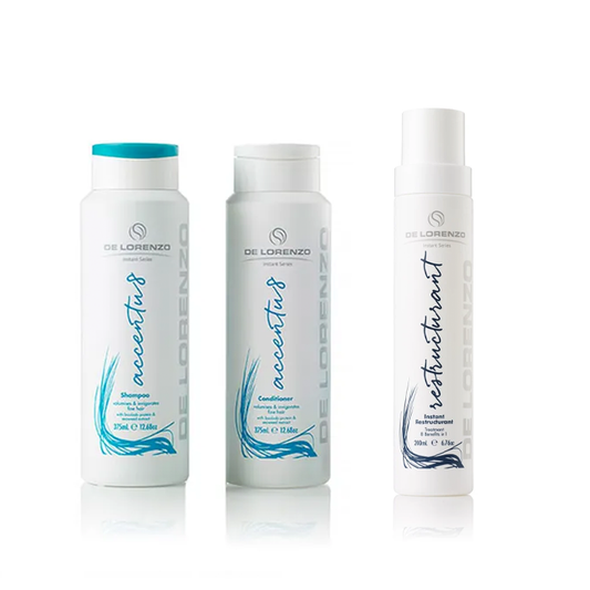 De Lorenzo Accentu8 Shampoo Conditioner Restructurant Bundle - AtsiHairSupplies