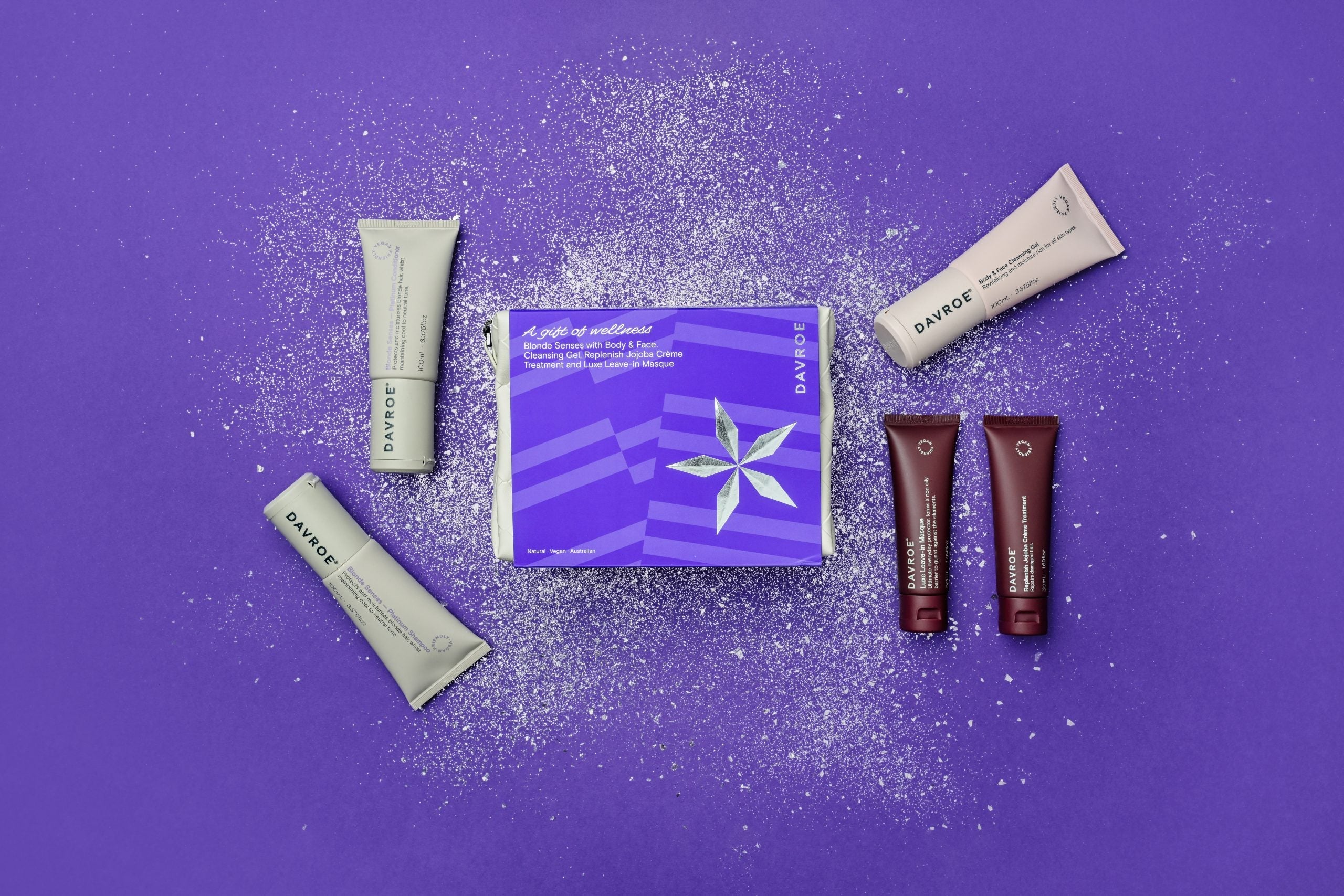 Davroe Blonde Senses Christmas Travel Pack - AtsiHairSupplies
