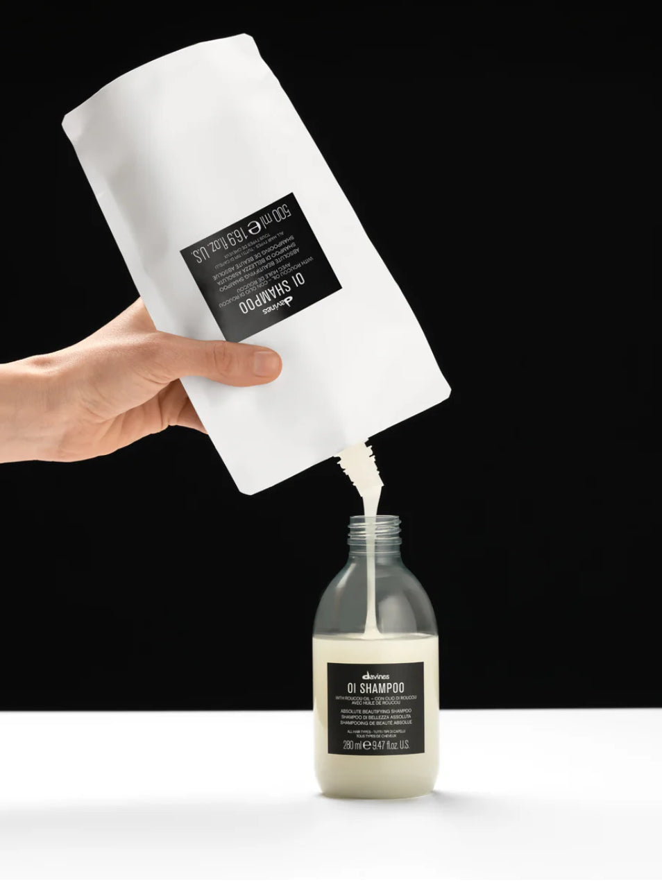 Davines OI Shampoo Refill 500ml - AtsiHairSupplies