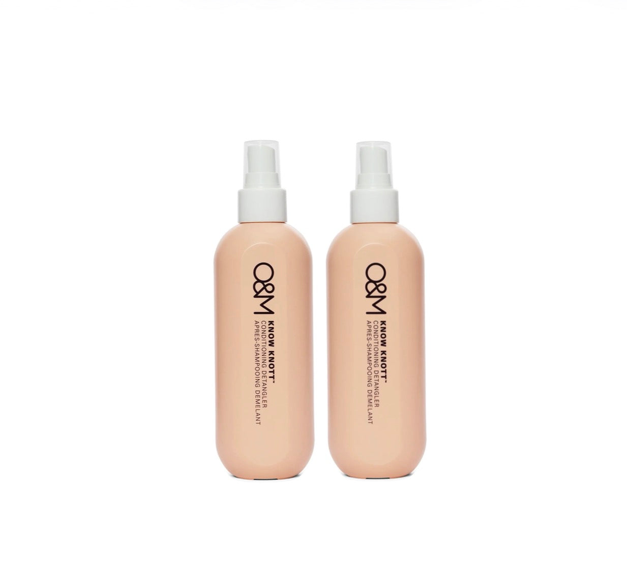 O&M Know Knott Conditioning Detangler Duo 2x250ml - AtsiHairSupplies