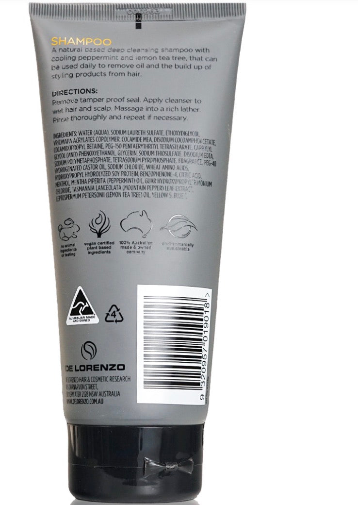 De Lorenzo DMAN Shampoo Deep Cleanser 200mL - AtsiHairSupplies