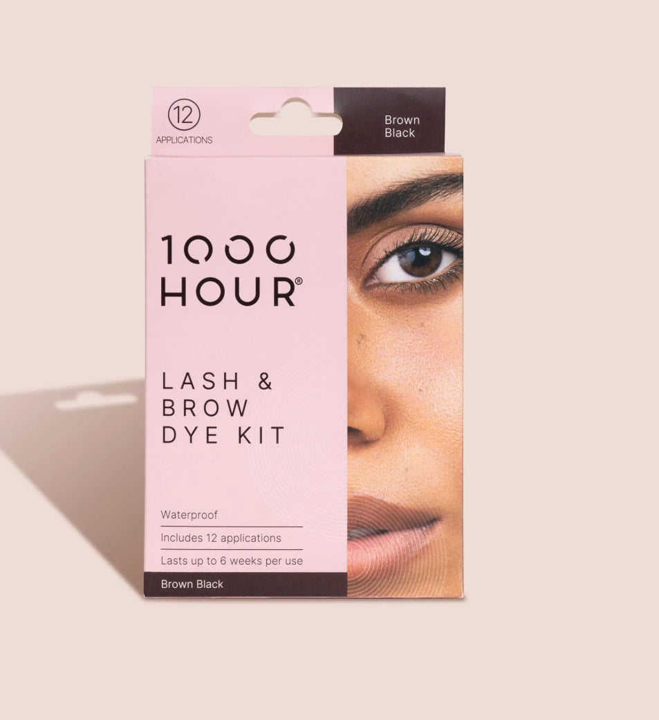 1000 HOUR Lash & Brow Dye Kit BROWN / BLACK - AtsiHairSupplies