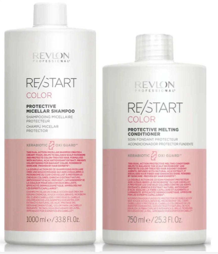 Revlon Re/Start Color Protective Micellar Shampoo 1000ml & Melting Conditioner 750ml Duo - AtsiHairSupplies