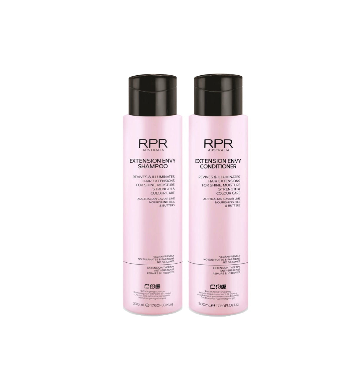 RPR EXTENSION ENVY SHAMPOO & CONDITIONER 2x500ML - AtsiHairSupplies
