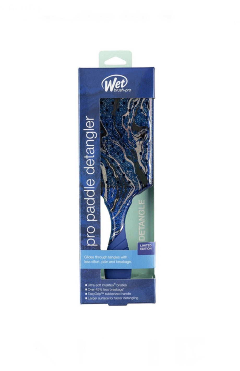 WetBrush Pro Paddle Detangler Mineral Sparkle - Midnight - AtsiHairSupplies