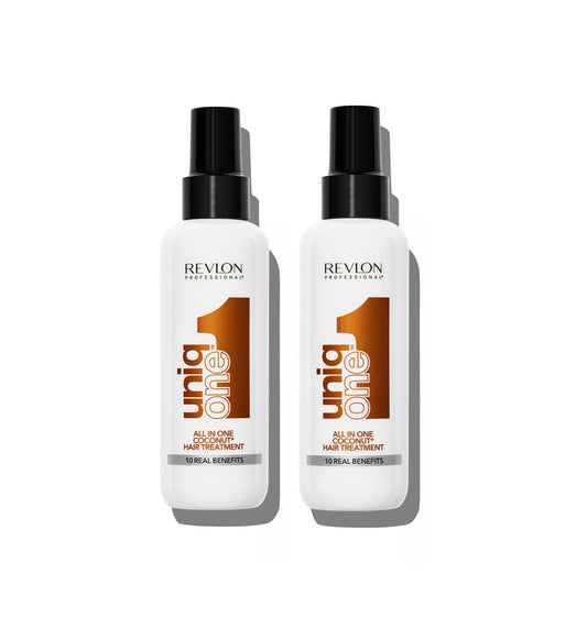 REVLON PROFESSIONAL UNIQONE™ HAIR TREATMENT COCONUT FRAGRANCE 2x150ml - AtsiHairSupplies