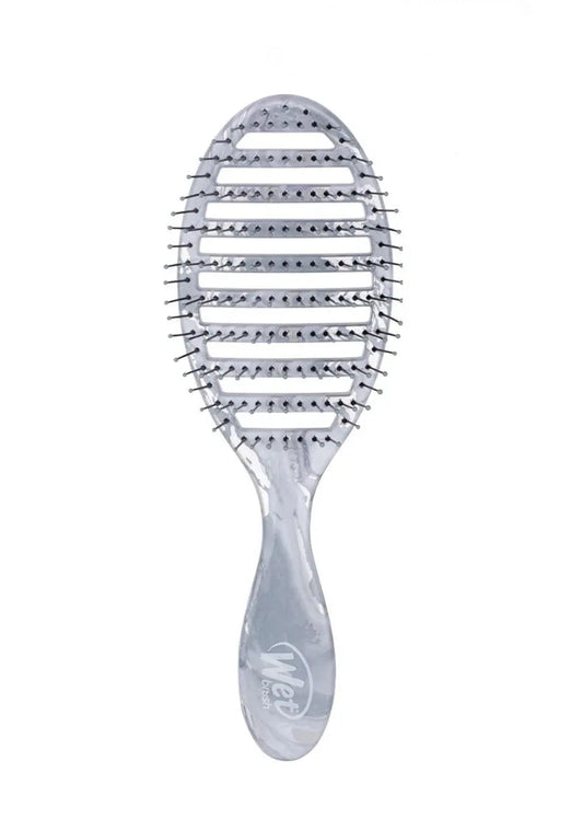 Wet Brush Speed Dry Metallic Marble - Silver - AtsiHairSupplies