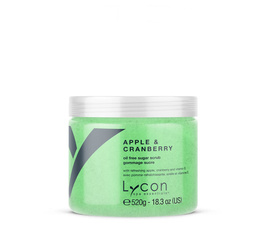 Lycon APPLE & CRANBERRY Oil Free Sugar Scrub 520g - AtsiHairSupplies