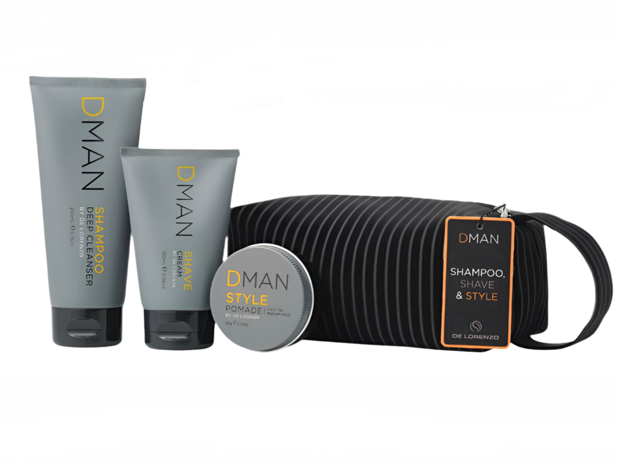De Lorenzo DMAN Father’s Day Pack (Shampoo, Shave Cream, Pomade) - AtsiHairSupplies