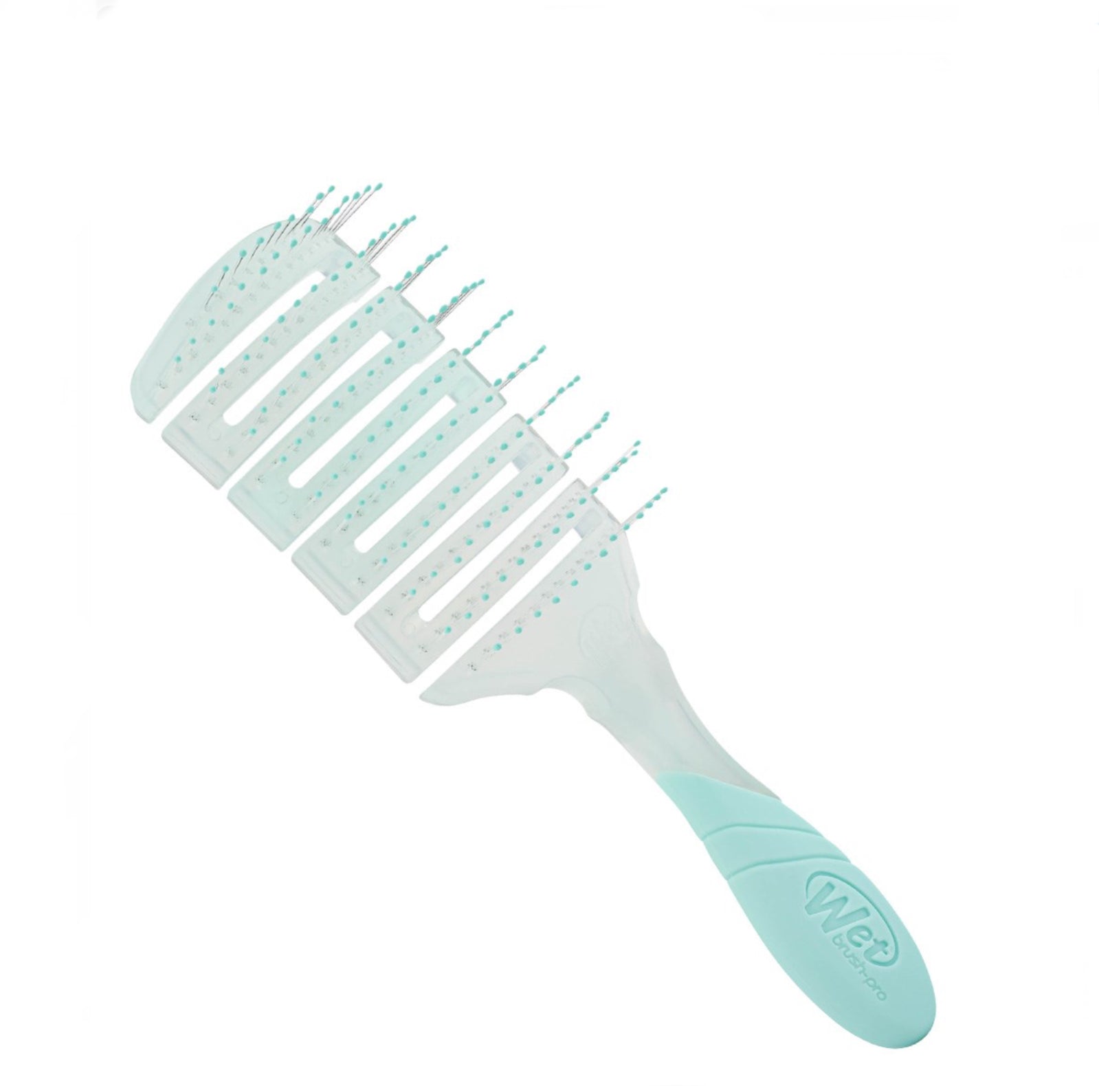 WetBrush Pro Hydro Tie Dye Flex Dry Paddle Teal - AtsiHairSupplies