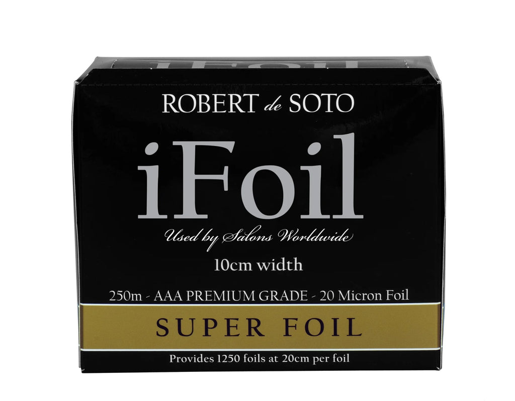 Robert De Soto iFoil 20 Micron Super Foil Silver 250m x 12cm - AtsiHairSupplies