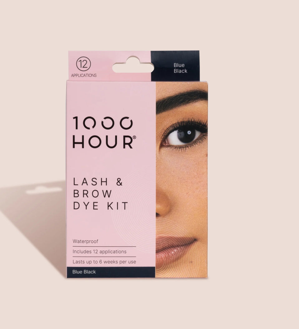 1000 HOUR Lash & Brow Dye Kit BLUE BLACK - AtsiHairSupplies