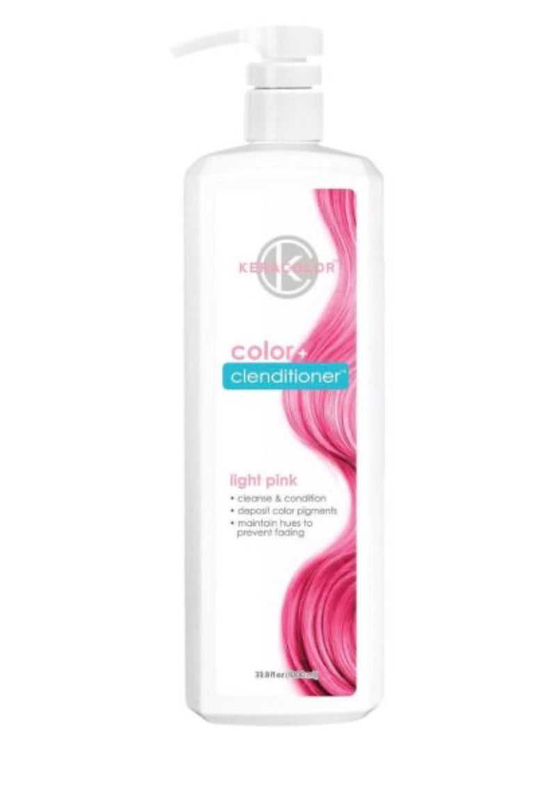 Keracolor Color Clenditioner Colour Shampoo Light Pink 1 Litre - AtsiHairSupplies