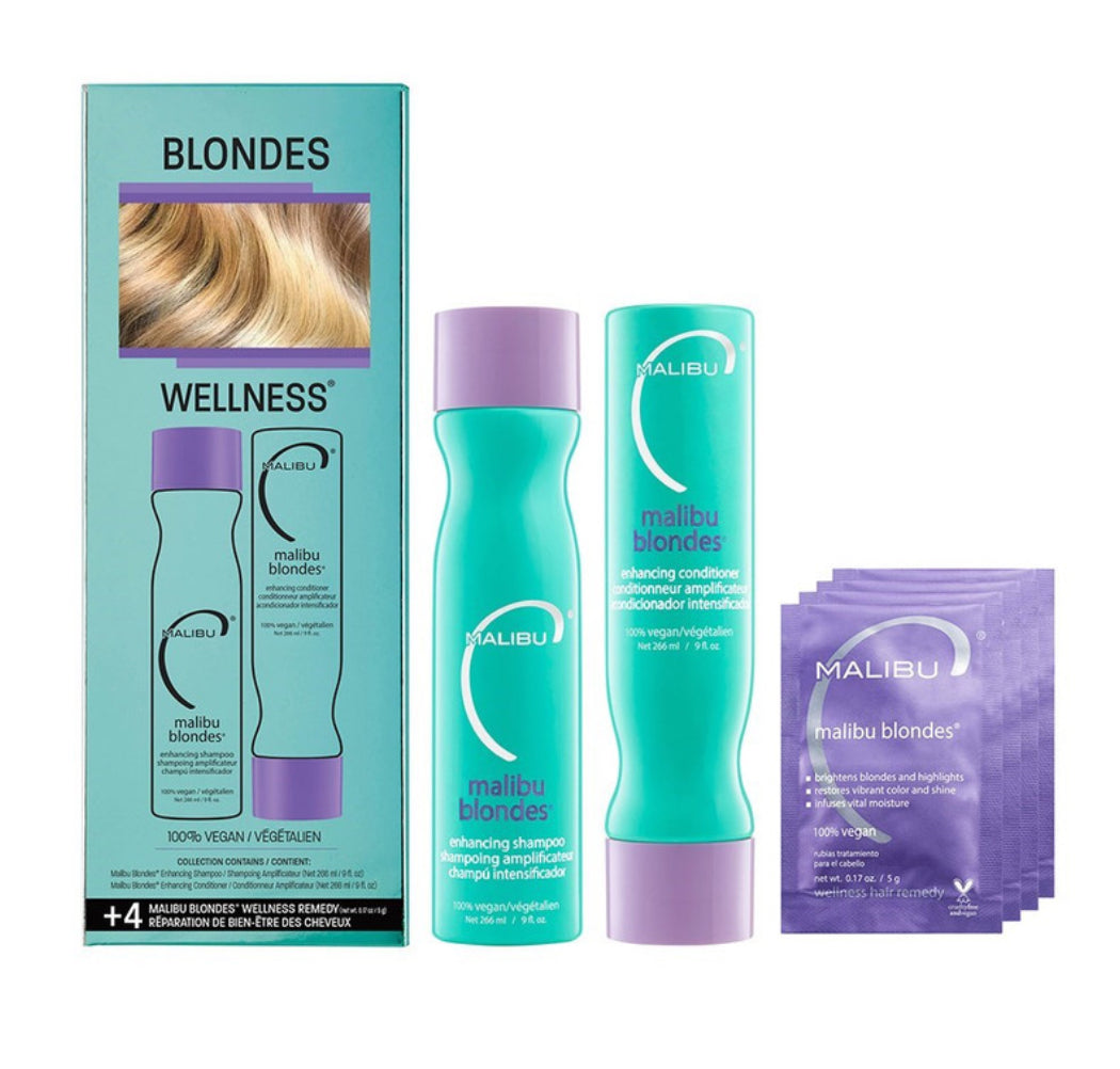 MALIBU C BLONDES WELLNESS HAIR COLLECTION - AtsiHairSupplies