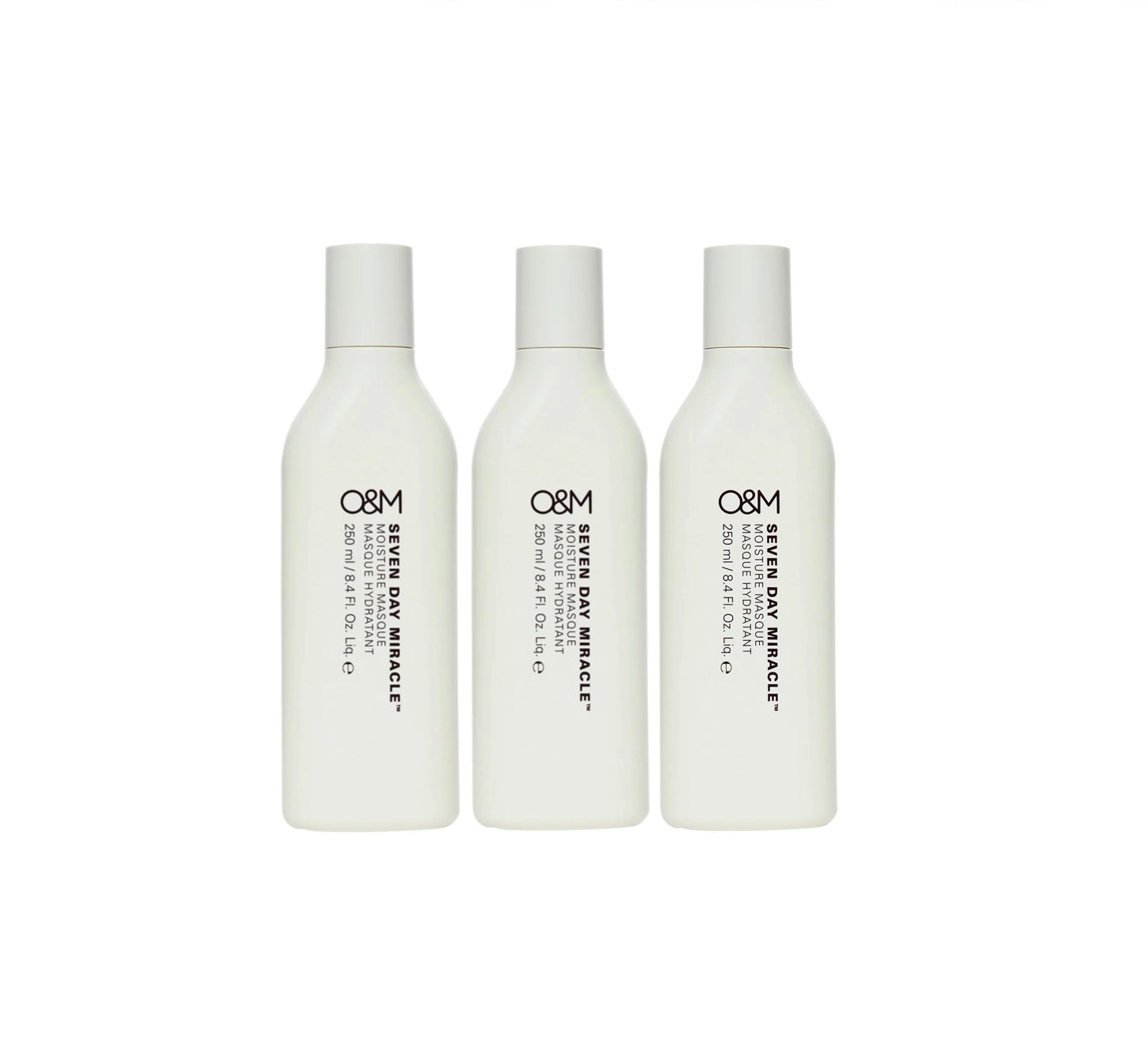 O&M SEVEN DAY MIRACLE MOISTURE MASQUE Trio 3x250ML - AtsiHairSupplies
