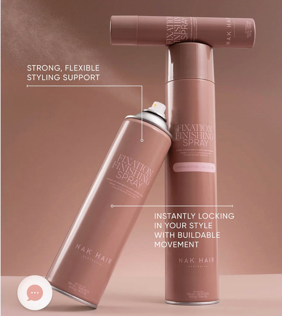 Nak Fixation Finishing Spray 400g - AtsiHairSupplies