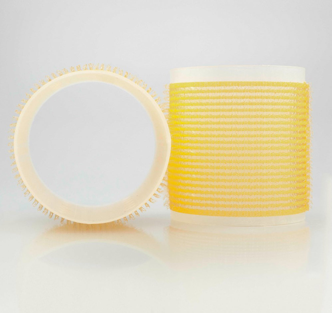 HAIR FX - Self Gripping Velcro Rollers 64mm 6pk - Yellow - AtsiHairSupplies