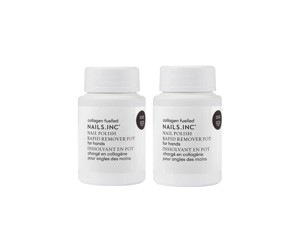 NAILS.INC Collagen Fuelled Nail Polish Remover 2x60ml