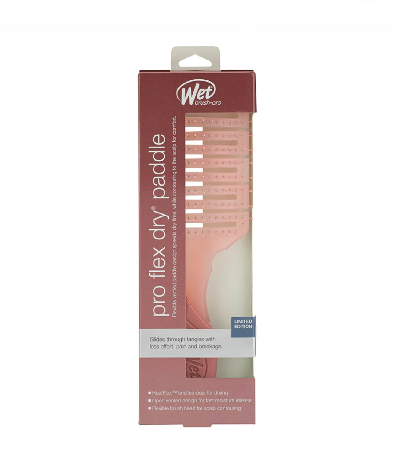 WetBrush Pro Hydro Tie Dye Flex Dry Paddle Peach - AtsiHairSupplies