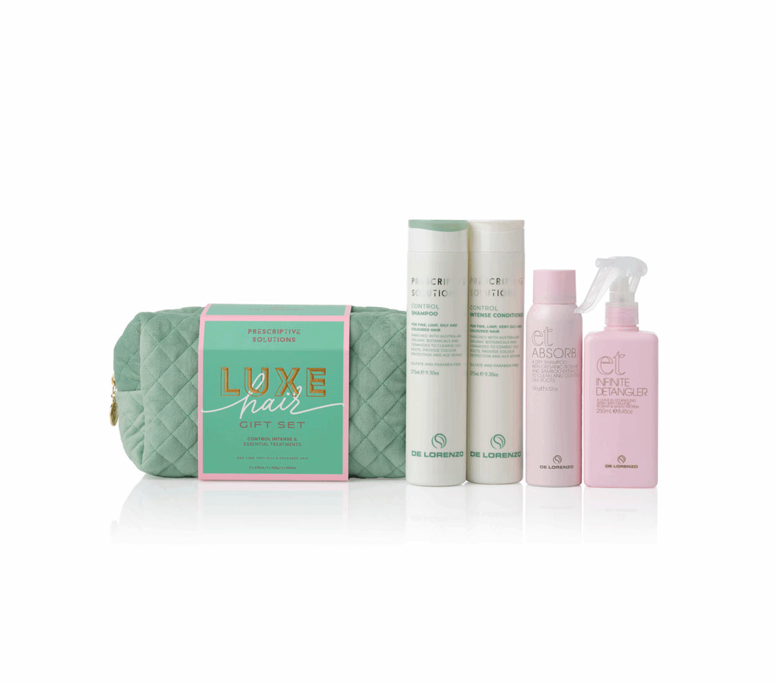 De Lorenzo LUXE HAIR GIFT SET Prescriptive Solutions - Control Intense Pack - AtsiHairSupplies