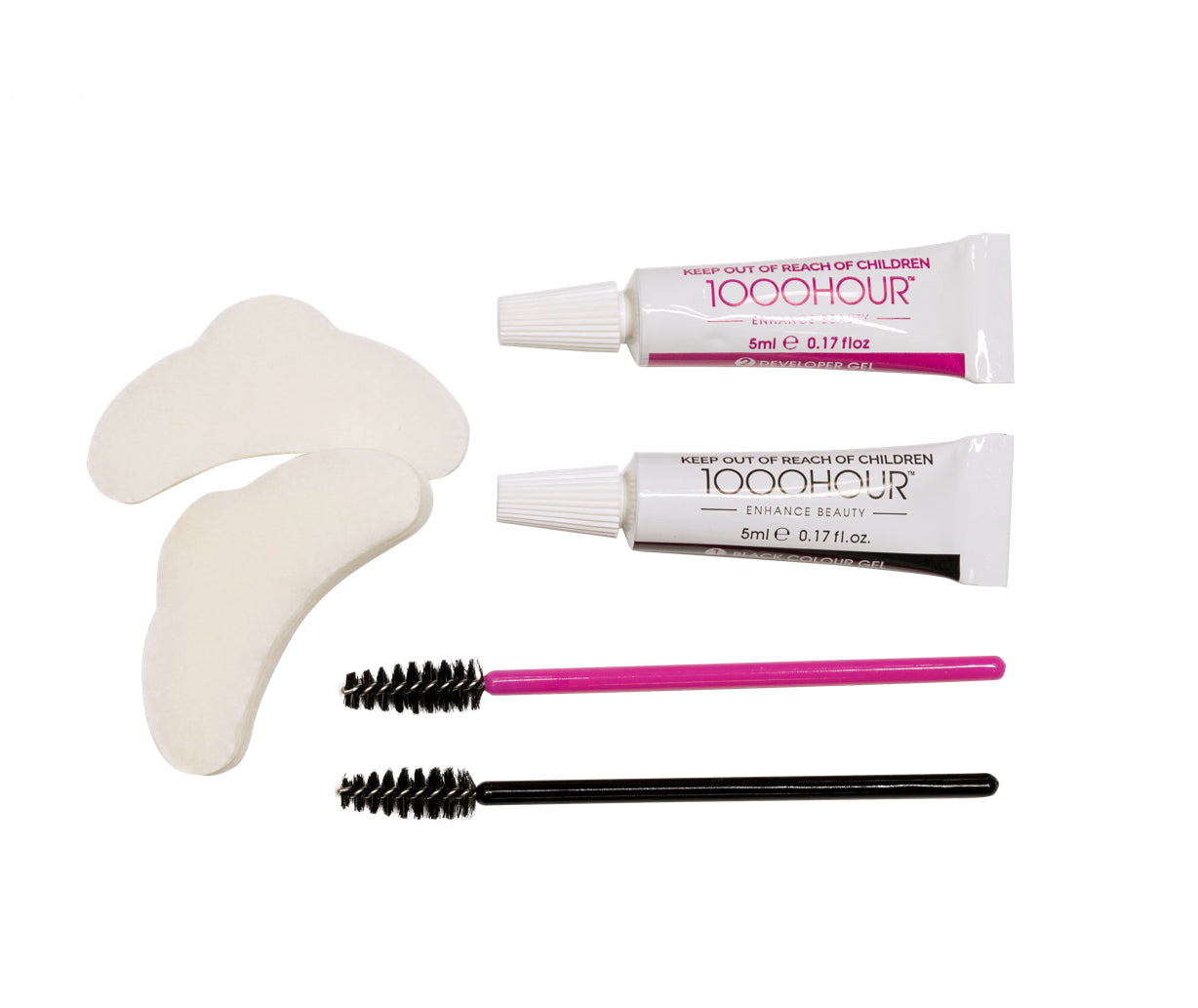 1000 HOUR Lash & Brow Tint Kit MEDIUM BROWN - AtsiHairSupplies