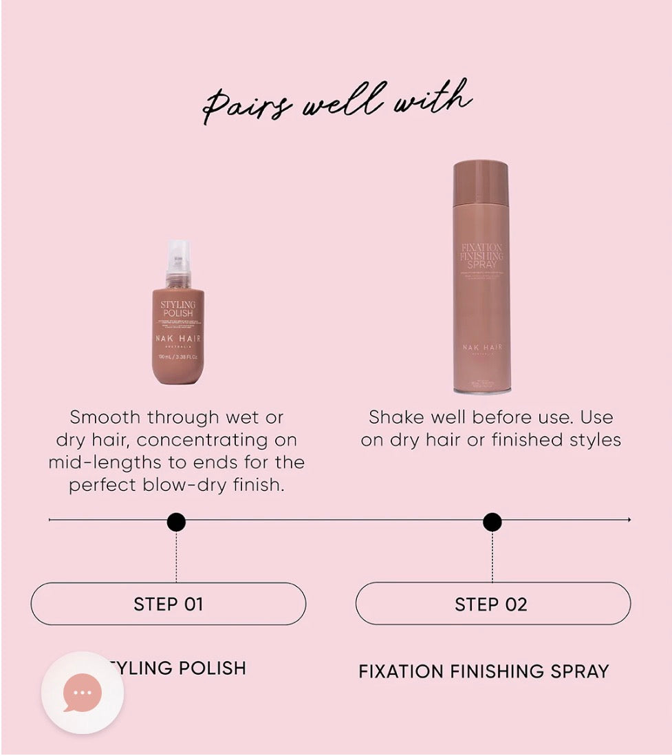 Nak Fixation Finishing Spray 400g - AtsiHairSupplies