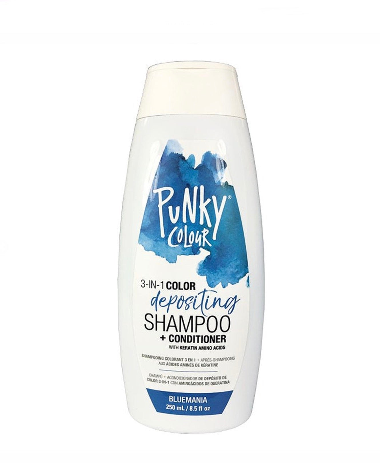 Punky Colour 3-IN-1 Color Depositing Shampoo + Conditioner - Bluemania (250ml) - AtsiHairSupplies