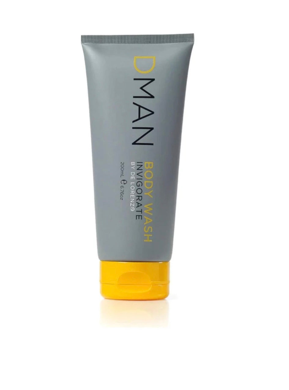 De Lorenzo DMAN Body Wash Invigorate 200ml - AtsiHairSupplies