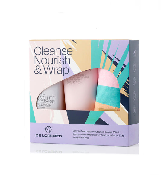 De Lorenzo Cleanse Nourish and Wrap - AtsiHairSupplies