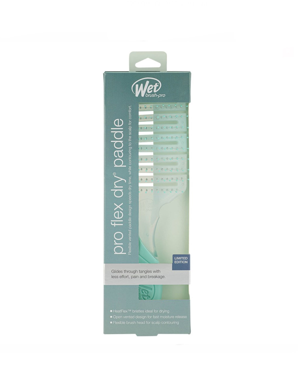 WetBrush Pro Hydro Tie Dye Flex Dry Paddle Teal - AtsiHairSupplies