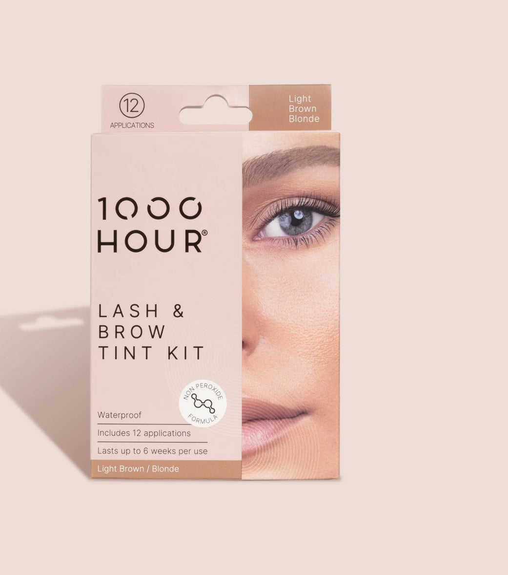 1000 HOUR Lash & Brow Tint Kit LIGHT BROWN / BLONDE - AtsiHairSupplies